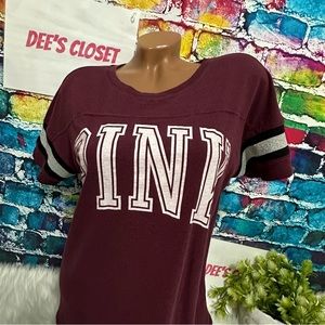 PINK VS SMALL SHORT SLEEVE